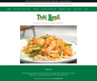 Thaibasilexpress.com(Restaurant) Screenshot