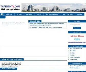 Thaibinhtv.com(Thái Bình) Screenshot