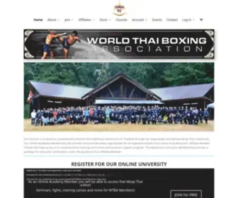 Thaiboxing.com(World Thai Boxing Association) Screenshot