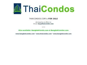 Thaicondos.com(Thai Condos is for Sale) Screenshot