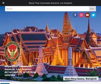 Thaiconsulatela.org(สถานกงสุลใหญ่) Screenshot