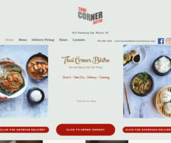 Thaicornerbistro.com(Thai Corner Bistro) Screenshot