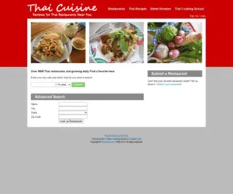 Thaicuisine.com(Thai Cuisine) Screenshot