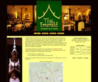 Thaiemeraldrestaurant.com(Thai Emerald) Screenshot