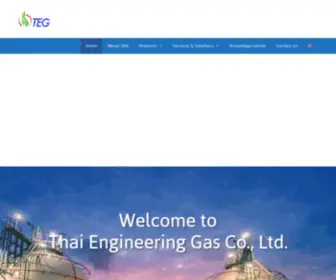 Thaiengineeringgases.com(Thai Engineering Gas Co) Screenshot