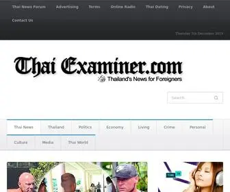 Thaiexaminer.com(Thai Examiner) Screenshot