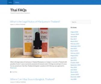 Thaifaqs.com(Thai FAQs) Screenshot