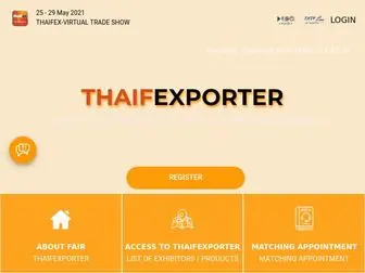 Thaifexportervirtualtradeshow.com(衡阳俑孛商务服务有限公司) Screenshot