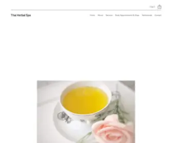 Thaiherbalsteamandspa.com(Thai Herbal Steam & Spa) Screenshot