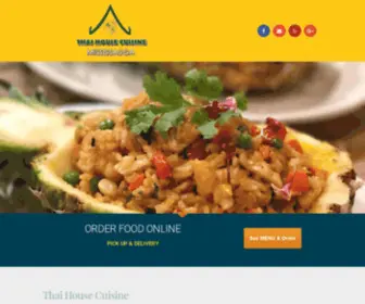 Thaihousecuisine.com(Authentic Thai Food) Screenshot