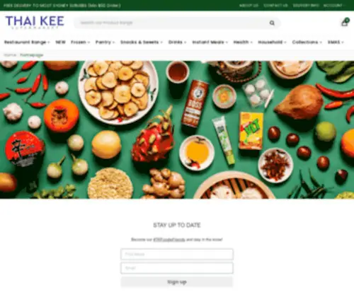 Thaikee.com.au(Thai Kee Online) Screenshot