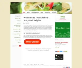 Thaikitchenmh.com(Order Thai online from Thai Kitchen) Screenshot