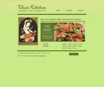 Thaikitchentahoecity.com(Thai Kitchen Resturant) Screenshot