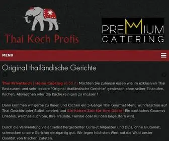 Thaikochprofis.ch(Thai Koch Profis: Catering & Kochkurse in Zürich Wallisellen) Screenshot