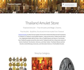 Thailand-Amulet.com(Thai Buddhist Amulets) Screenshot