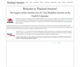Thailand-Amulets.net(Thai Buddhist Amulets and Occult Charms) Screenshot