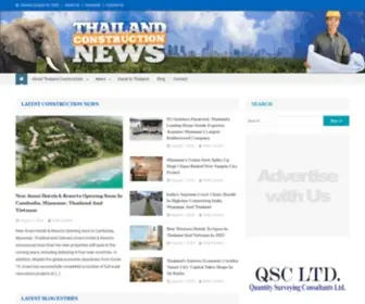 Thailand-Construction.com(Thailand Construction and Engineering News) Screenshot