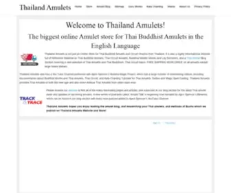 Thailandamulet.net(Thai Amulets from Great Monks and Lay Masters) Screenshot