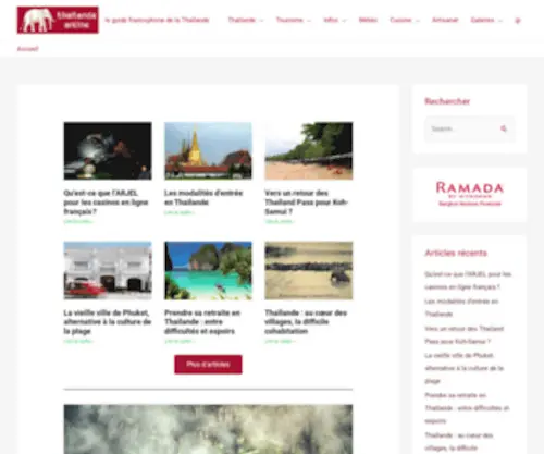 Thailande-Online.com(Thailande Online) Screenshot