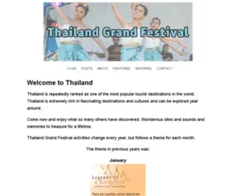 Thailandgrandfestival.com(The Thailand Grand Festival) Screenshot