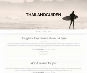 Thailandguiden.dk(Thailandguiden) Screenshot