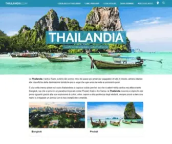 Thailandia.com(Guida turistica italiana sulla Thailandia) Screenshot