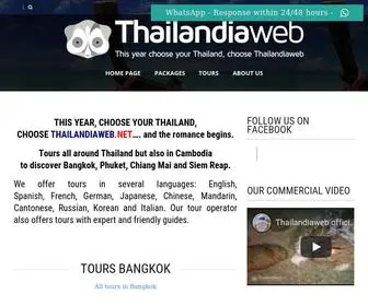 Thailandiaweb.net(Tours in Thailand) Screenshot