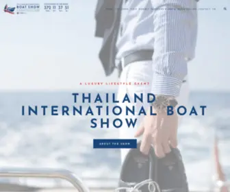 Thailandinternationalboatshow.com(The Thailand International Boat Show in Phuket) Screenshot