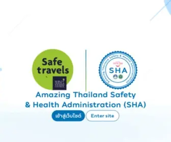 Thailandsha.com(Amazing Thailand Safety and Health Administration (SHA)) Screenshot