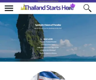 Thailandstartshere.com(Plan Your Next Trip to Thailand Today) Screenshot