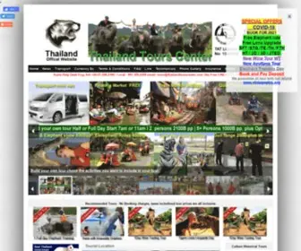 Thailandtourscenter.com(Thailand Best Tour Deals) Screenshot