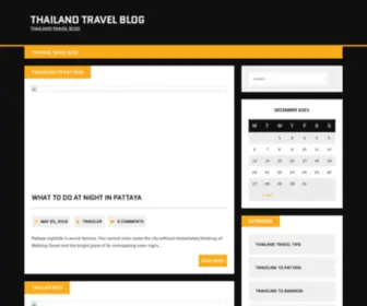 Thailandtravelblog.com(Thailand Travel Blog) Screenshot