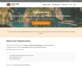Thailandvisa.net(Thailand Visa Online) Screenshot