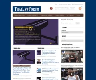 Thailawforum.com(Thailand Law Forum) Screenshot