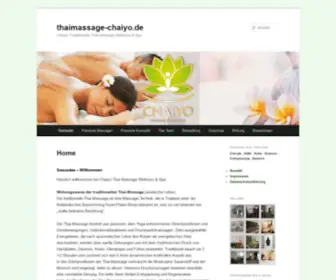 Thaimassage-Chaiyo.de(Chaiyo Traditionelle Thai) Screenshot