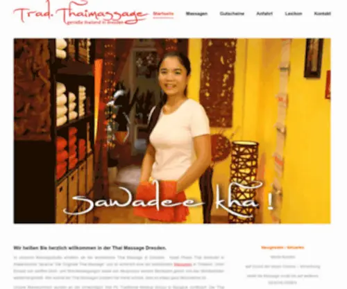 Thaimassage-Dresden.de(Traditionelle Thai Massage Dresden) Screenshot
