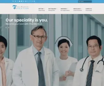 Thaimedicalvacation.com(Premier Healthcare Experts) Screenshot