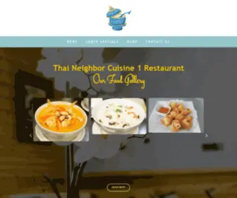Thaineighborcuisine1.com(Thai Neighbor Cusine 1) Screenshot