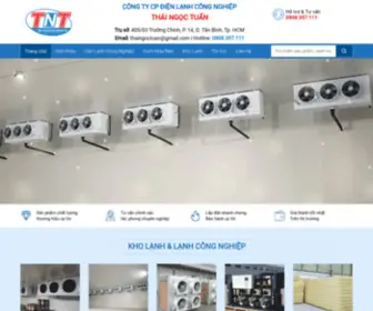 Thaingoctuan.net(Thiết kế lắp đặt kho lạnh công nghiệp) Screenshot