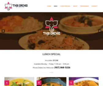 Thaiorchidalaska.com(The Best Thai Food in Alaska) Screenshot