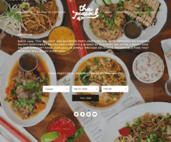 Thaipeacockpdx.com(Thai Comfort Food) Screenshot