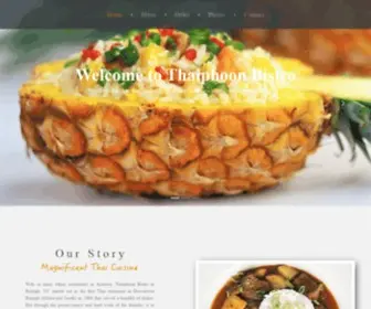 Thaiphoonbistro.com(Thaiphoon Bistro) Screenshot