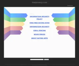 Thaiprivacy.com(thaiprivacy) Screenshot