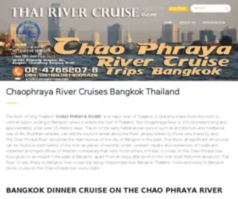 Thairivercruise.com(Bangkok Dinner Cruise Bangkok Ayutthaya River Cruise Tour Thailand) Screenshot
