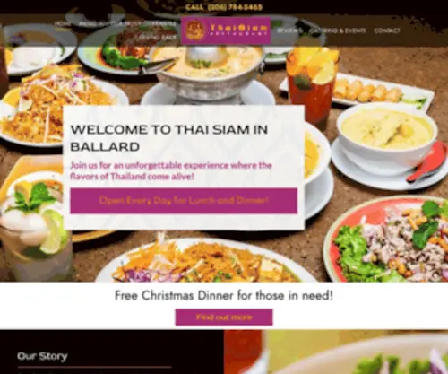Thaisiamrestaurant.com(Thaisiamrestaurant) Screenshot