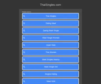 Thaisingles.com(Thai Singles) Screenshot