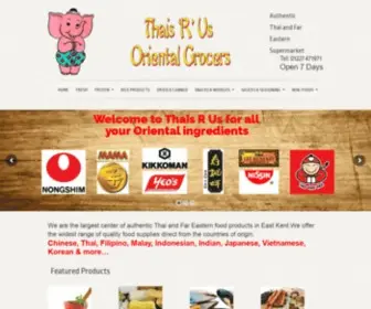 Thaisrus-Grocers.co.uk(Authentic Thai and Far Eastern Supermarket) Screenshot