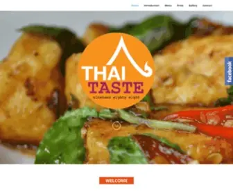 Thaitastecharlotte.com(Thai Taste) Screenshot