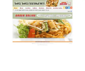 Thaithaica.com(Thai Thai Restaurant) Screenshot