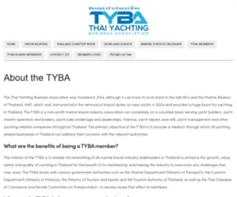 Thaiyachtingbusinessassociation.com(Thai Yachting Business Association) Screenshot